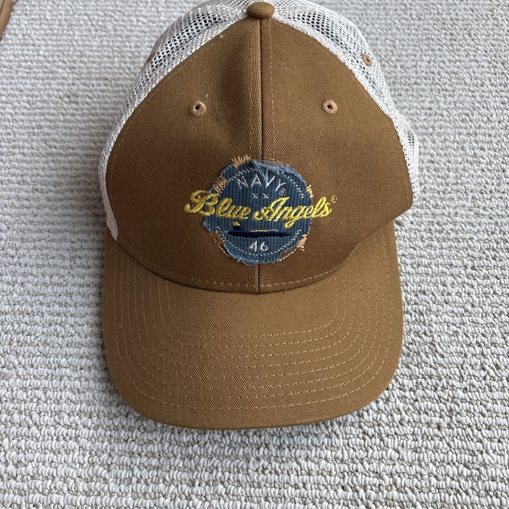 Navy Blue Angels 46 Mesh Strapback Baseball Hat Cap Adjustable